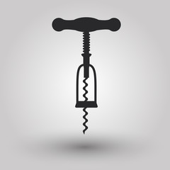 corkscrew icon - vector illustration