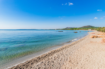 Obraz premium Mittelmeer Spanien Mallorca Küste Strand Es Ribell