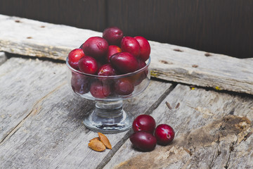 plum old wood background