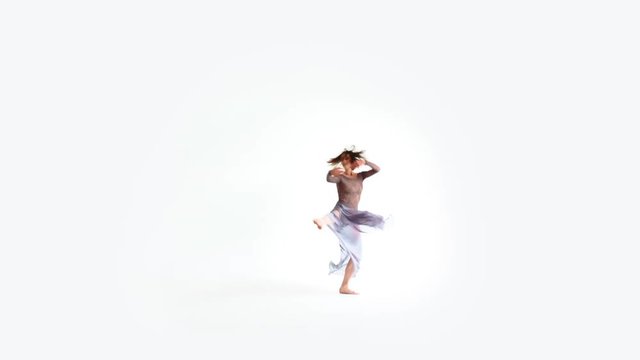 Young Girl Dance Modern Contemporary Style