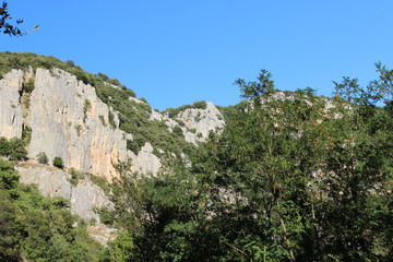 Fototapeta na wymiar Gorges de l'Hérault, Laroque, France