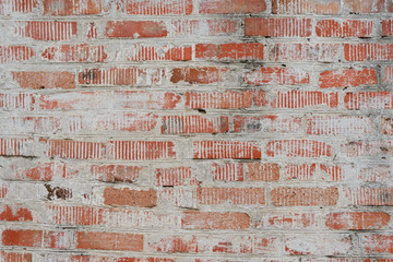 Brick texture with scratches and cracks