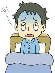 朝起きられない　男性
