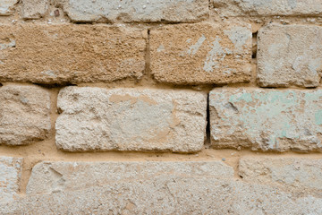 Brick texture with scratches and cracks