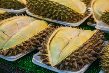 Durian Thailand fresh fruit; Asia nature nutrition.