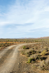 Dusty Road - The view from The Sutherland Observatory SALT