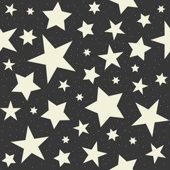 Obraz premium seamless pattern star design for Christmas and new year theme, for wrapping paper, background, backdrop