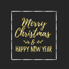 Merry Christmas lettering Open sourse font