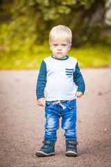 Fototapeta premium Cute boy outdoor
