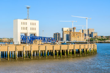 Woolwich Ferry, a free vehicle ferry service across the River Thames in East London