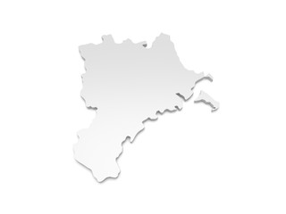 3D Illustration - Karte Schweiz - Luzern