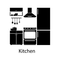 Home and hotel bedroom interior with furniture.