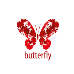vector butterfly logo