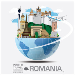 Romania Landmark Global Travel And Journey Infographic