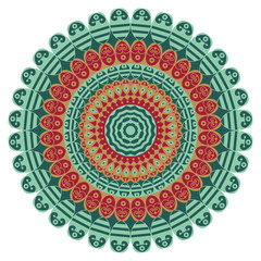 Round ethnic pattern
