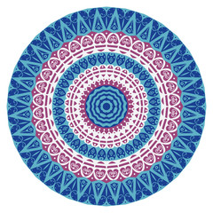 Fototapeta premium Round ethnic pattern
