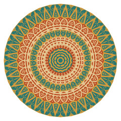 Round ethnic pattern