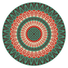 Round ethnic pattern