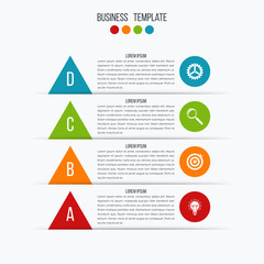 Arrow infographic banner