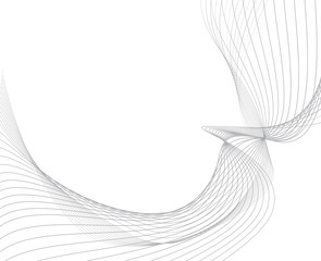 abstract wave element for design greyscale
