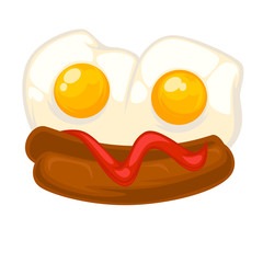 Vector breakfast food