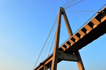 Obraz premium Stavanger bridge at sunset