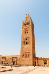 Fototapeta na wymiar Minaret de la Koutoubia, Marrakech, Morocco