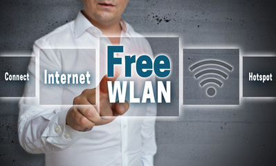 Free wlan touchscreen concept background