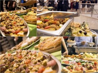 catering food collage