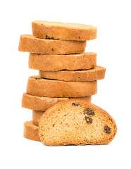 Rusks with raisins