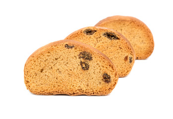 Rusks with raisins