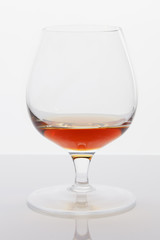 Glass of cognac
