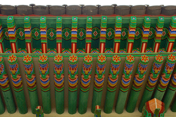 Roof of Deoksugung Palace in Seoul