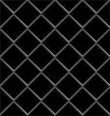 Black And White tile seamless background in grunge style. EPS 10