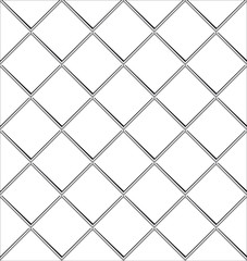 Black And White tile seamless background in grunge style. EPS 10