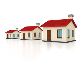 Home Model 3D Rendering Image

