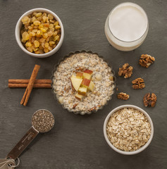 Oatmeal ingredients