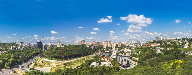 Panorama of Kyiv from Mother Motherland
