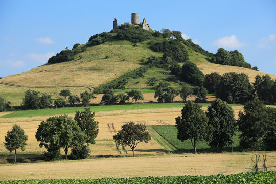 The historic Ruin Desenberg in Westphalia, Germany