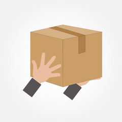 Delivery design over white background, vector illustration.