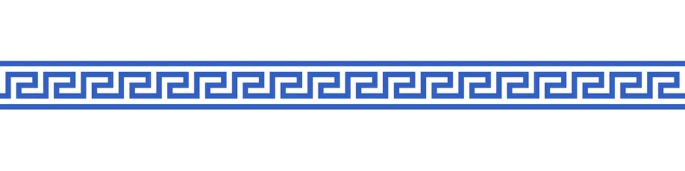 Poster Bannière méandres grecs. (5)  © Regormark