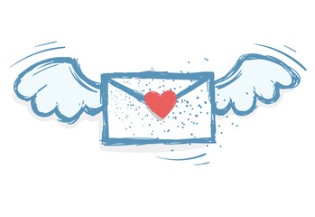 winged love letter