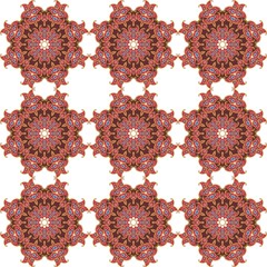 Beautiful endless ethnic pattern. Print for fabric.