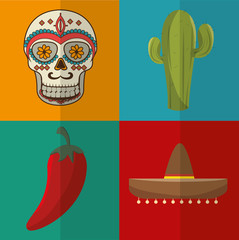 icon cactus mexican design vector illustration eps 10