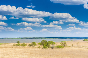 Beautiful view of the lake Łebsko
