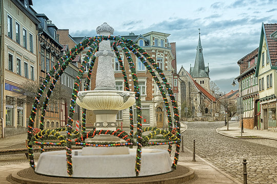 Am Zierbrunnen in Bleicherode