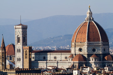 Fototapeta premium landscape of florence
