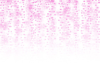 pink and white heart background with gradient light