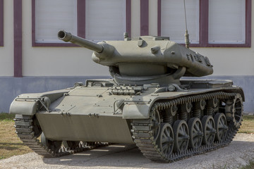 Panzer als Schützenpanzer oder Kampfpanzer close-up