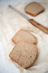 Black rye bread

